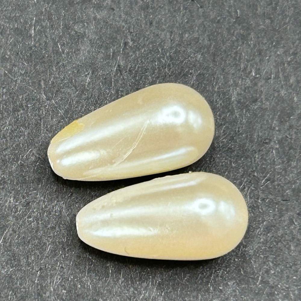 VTG Rare Givenchy Gold Faux Pearl Sunflower SINGLE Clip Earring AS IS Repair - Picture 5 of 8